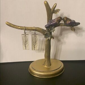 Nature-Inspired Resin Earrings